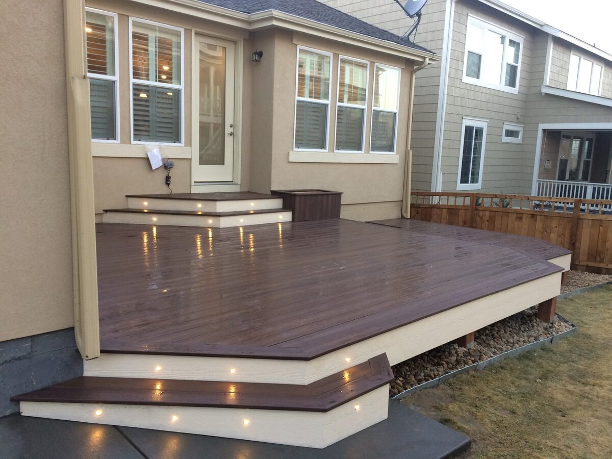 Finished deck build Austin TX
