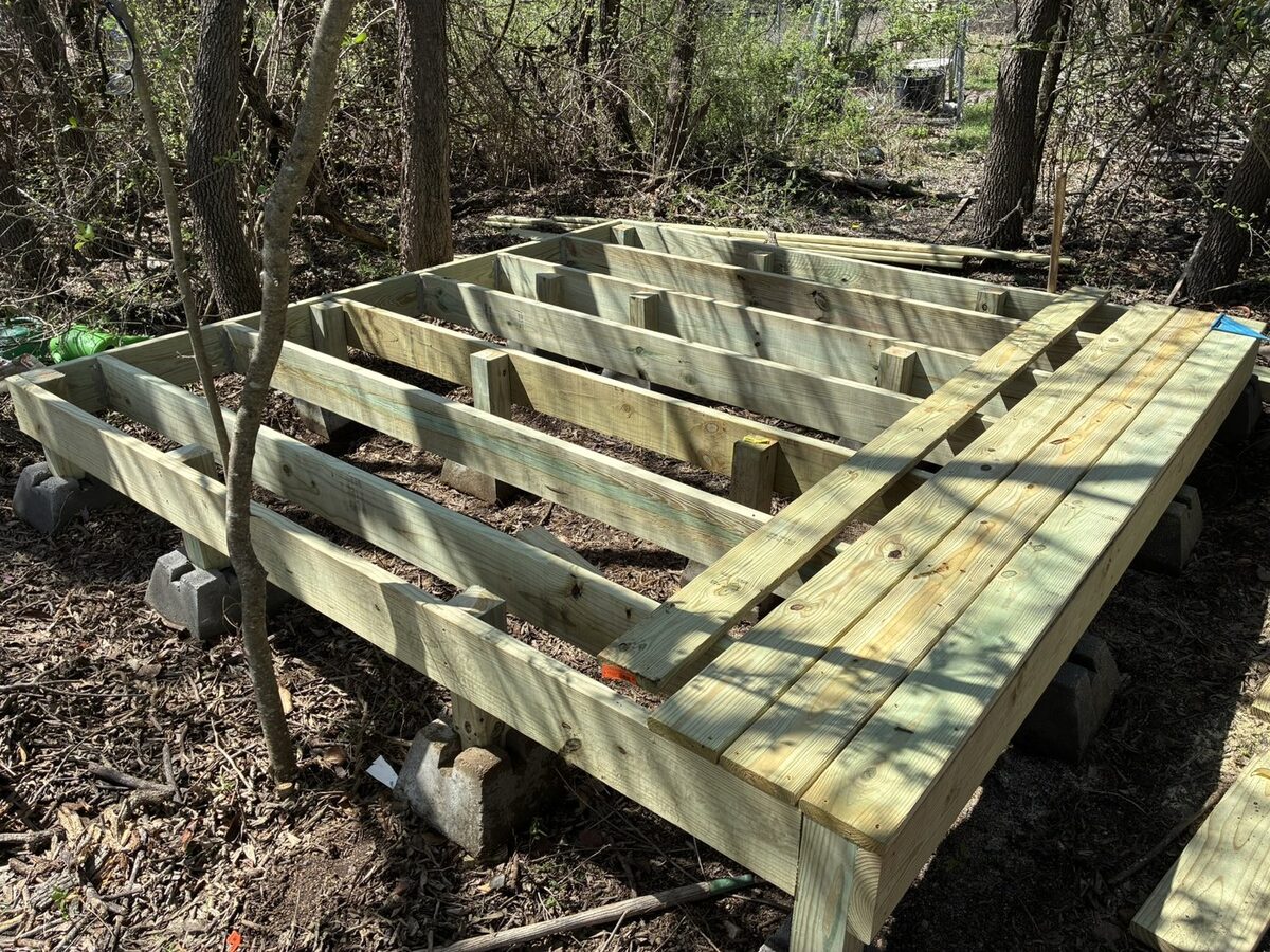 Deck framing and joists Austin TX