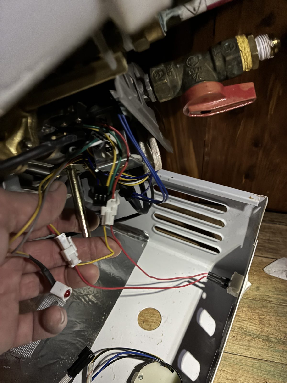 Appliance electrical hookup