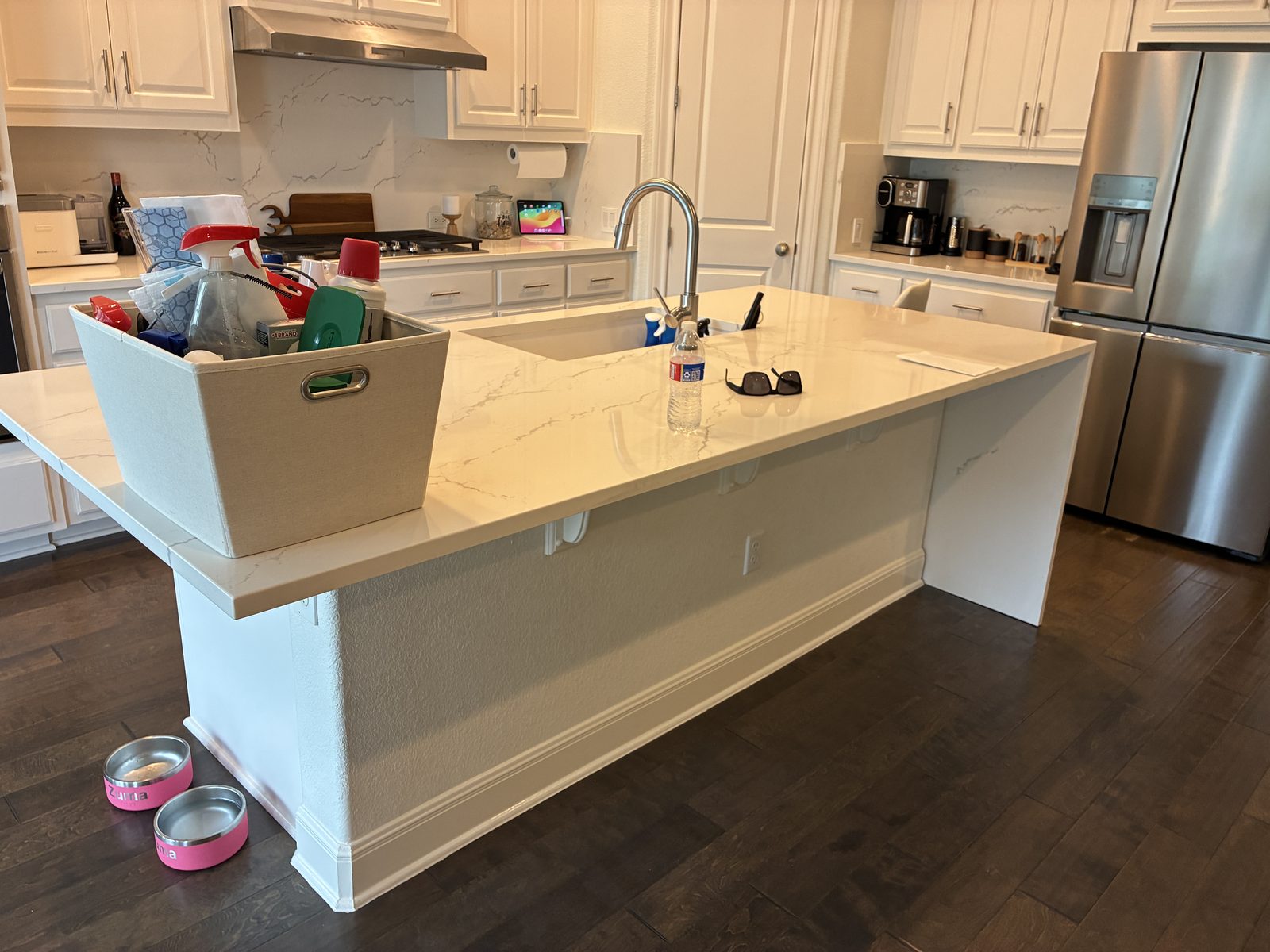 Custom kitchen island remodel Austin TX
