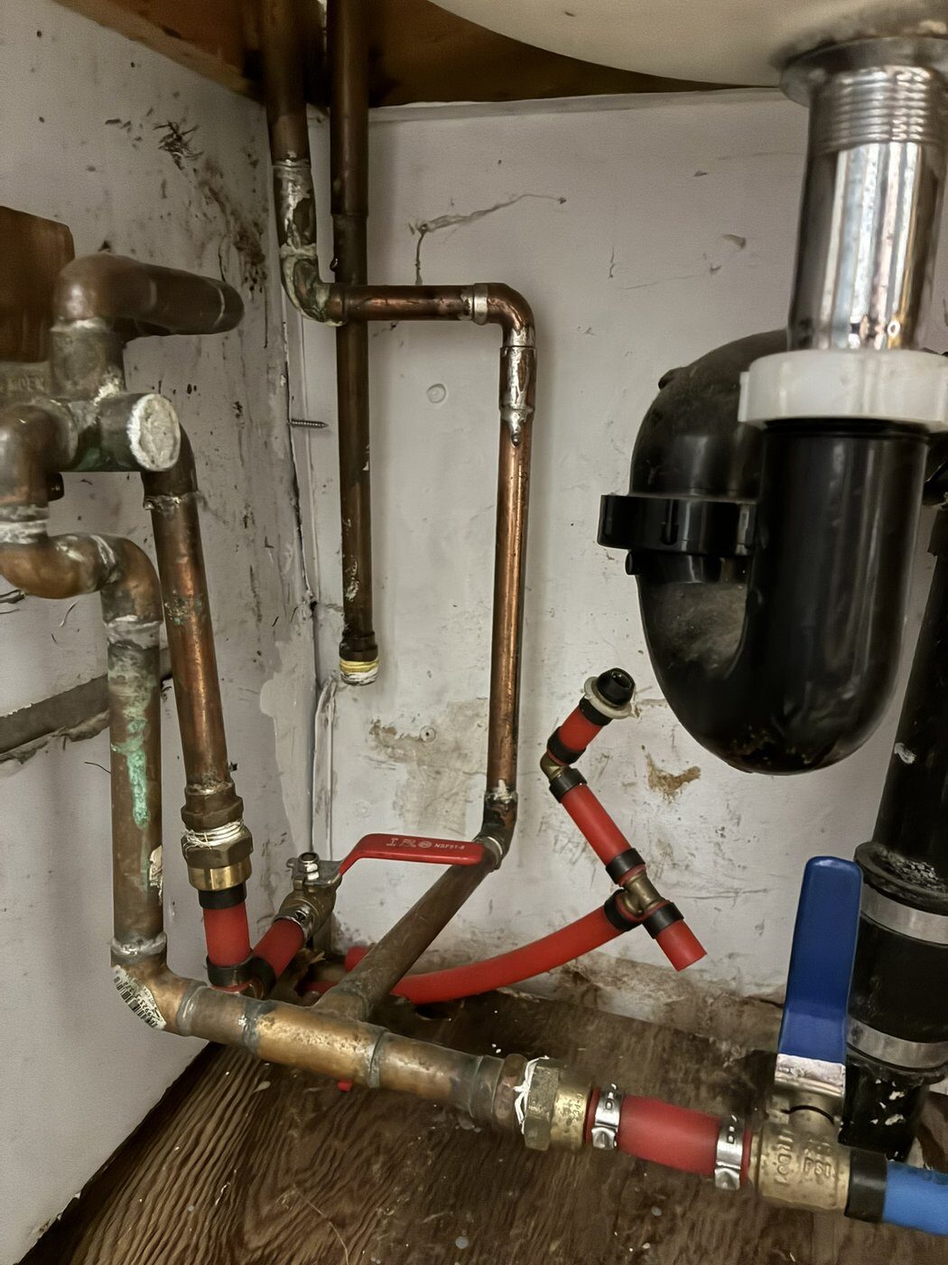 Copper pipe plumbing repair Austin TX
